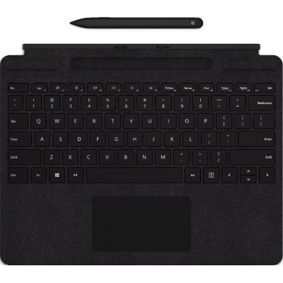image [Pack] Clavier Microsoft Surface Pro X Signature keyboard + stylet Slim Pen noir (compatible Surface Pro X et Pro 8)