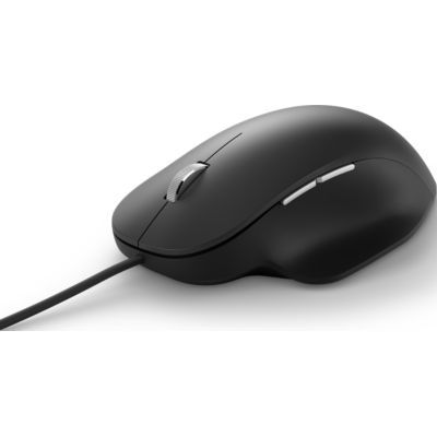 image Microsoft Ergonomic Mouse – souris filaire USB pour PC, ordinateurs portables compatible Windows, Mac, Chrome OS (ergonomique, boutons personnalisables) – Noir (RJG-00002)