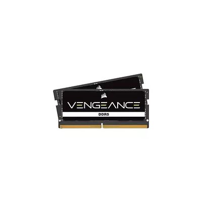 CORSAIR Vengeance SODIMM DDR5 RAM 16Go (2x8Go) Jusqu'à 4800MHz CL40-40-40-77 1.10V Intel XMP 3.0 Mémoire des Ordinateurs Portables – Noir (CMSX16GX5M2A4800C40)