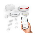 image produit Somfy 1875255 - Home Alarm Advanced Plus | Alarme maison sans fil connectée avec sirène extérieure | Somfy Protect | Module GSM | Compatible avec Amazon Alexa, l'Assistant Google et TaHoma (switch)