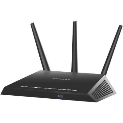 image NETGEAR Routeur WiFi Nighthawk (R7000), AC1900, 4 Ports Ethernet Gigabit, 1 Port USB 2.0 et 1 Port USB 3.0, jusqu’à 1.9 Gbit/s, jusqu’à 150 m² et 30 appareils, Armor contre les Cybermenaces