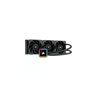 image Corsair iCUE H150i RGB ELITE Refroidisseur Liquide pour Processeur (16 Voyants LED RGB, Ventilateurs AF ELITE FDB de 120 mm, Radiateur de 360 mm, Sockets LGA 1700, 1200, 115X, 2066 et AM4) Noir