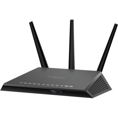 image NETGEAR Routeur WiFi Nighthawk (RS400), AC2300, 4 Ports Ethernet Gigabit, 1 Port USB 2.0 et 1 Port USB 3.0, jusqu’à 2.3 Gbit/s, jusqu’à 175 m² et 35 appareils, Armor offert pendant 3 ans