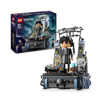 image LEGO Mercredi Figurine de Mercredi Addams - Set à Collectionner pour Enfants - Jouet à Transformer avec des éléments Amusants - Set de Jeu Riche en mystère et en Aventure 76780