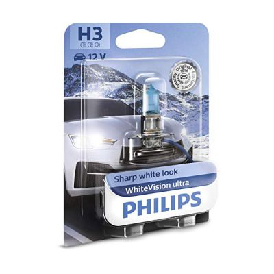 image Philips WhiteVision ultra H3 lampe pour éclairage avant, blister de 1 Blanc