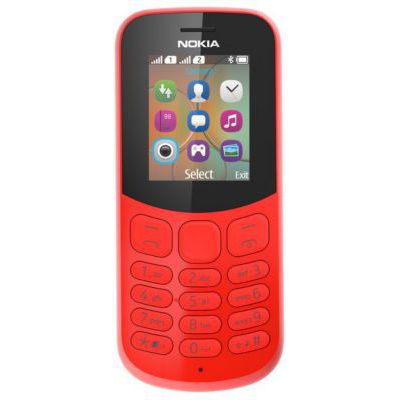 image Nokia 130 - Téléphone portable débloqué GSM (Ecran 1,8 pouces, ROM 31Go, Double SIM Appareil photo 1MP) Rouge