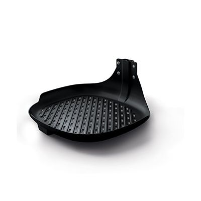 Philips Plaque de cuisson spéciale barbecue/grill pour Airfryer Noire