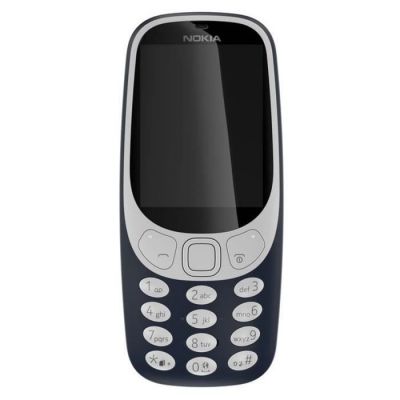 image Nokia 3310 - Téléphone portable débloqué GSM (Ecran 2,4 pouces, ROM 32Go, Double SIM Appareil photo 2MP) Bleu Nuit