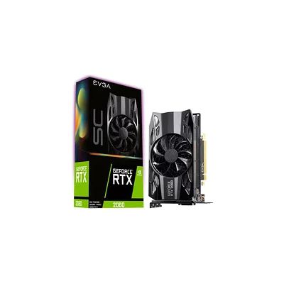 EVGA GeForce RTX 2060 SC, OVERCLOCKED, 2.75 Slot Extreme Cool, 70C Gaming, 06G-P4-2062-KR, 6GB GDDR6