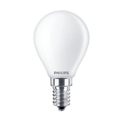 image Philips ampoule LED Sphérique E14 25W Blanc Chaud Dépolie