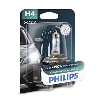 image Philips X-tremeVision Pro150 H4 lampe pour éclairage avant +150%, blister de 1