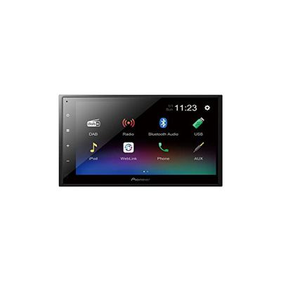 image Pioneer DMH-A340DAB Autoradio Multimédia, format 2 DIN, Ecran tactile capacitif 6,8", radios FM/DAB+, USB, Entrée caméra de recul