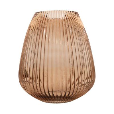 image Vase en Verre Moka d24.5 h28cm
