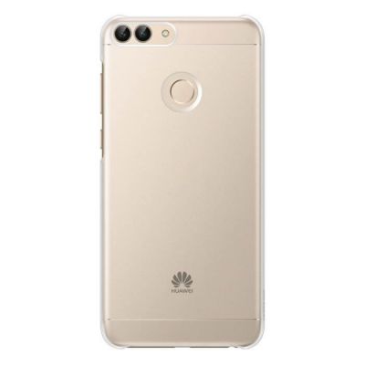 Huawei P Smart Coque en polycarbonate transparent/blanc