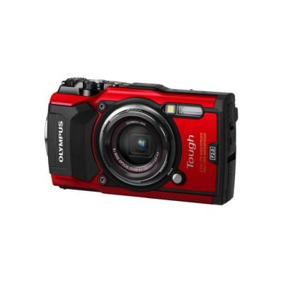 image Olympus Tough TG-5 Appareil Photo Numérique Rouge &  CLA-T01 Adaptateur de fixation pour TG-1