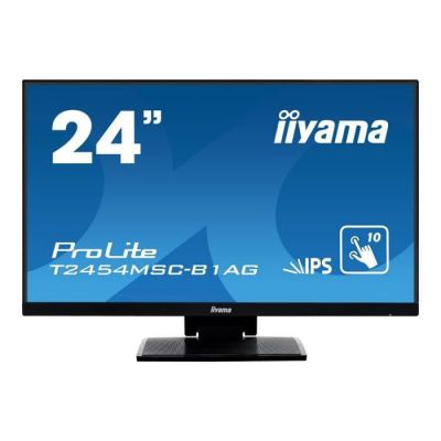 image iiyama Prolite T2454MSC-B1AG Moniteur tactile Multi-Touch P-Cap 24" LED Full HD VGA/DVI/HDMI Multimédia Traitement Anti-reflets Noir