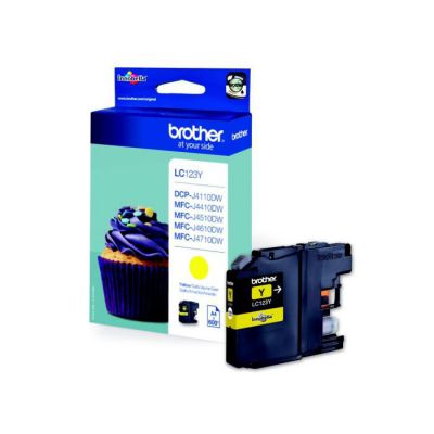 image Brother LC123Y Cartouche d'encre Jaune