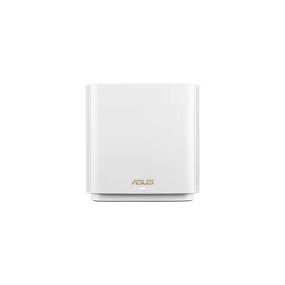 image ASUS ZenWiFi XT9 Blanc - Pack de 1 - Système Wi-FI 6 AX Mesh, Tri-Bande, 7800 Mbit/s, 260m2, AiProtection avec TrendMicro à Vie, Port WAN/LAN 2,5 Gigabit + 3 Ports LAN Gigabit, AiMesh 90IG0740-MO3B60