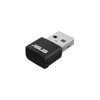 image ASUS USB-AX55 Nano - Adaptateur USB 3.2 Wi-FI 6 Gaming AX 1800 Mbps Double Bande, MU-MIMO & OFDMA