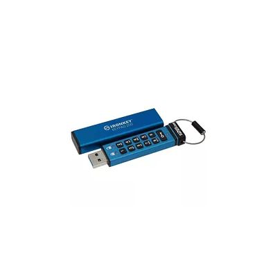 image Kingston IronKey Keypad 200 Clé USB Type-A à chiffrement matériel FIPS 140-3 niveau 3 (en attente) avec chiffrement matériel XTS-AES 256 bits - IKKP200/128GB