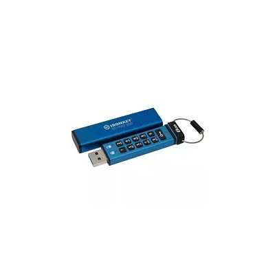 image Kingston IronKey Keypad 200 Clé USB Type-A à chiffrement matériel FIPS 140-3 niveau 3 (en attente) avec chiffrement matériel XTS-AES 256 bits - IKKP200/8GB