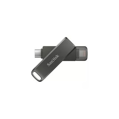 image SanDisk iXpand Flash Drive Luxe 64GB 2-in-1 Lightning & USB Type-C connectors for your iPhone and iPad