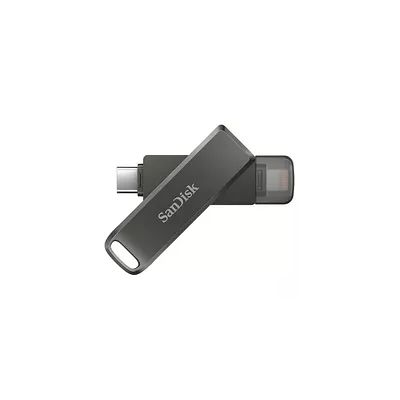 SanDisk iXpand Flash Drive Luxe 64GB 2-in-1 Lightning & USB Type-C connectors for your iPhone and iPad