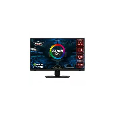 MSI Optix MPG321UR-QD Écran Gaming 32" 4K UHD - Dalle IPS Quantum Dot 3840x2160, 144Hz 1ms, G-Sync Compatible, Couleurs 97% DCI-P3 (10-Bit) - DisplayPort 1.4a, HDMI 2.1, USB Type-C, USB 2.0