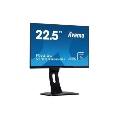 image iiyama ProLite XUB2395WSU-B1 Écran PC LED 22,5" IPS 5 ms 1920x1200 VGA/DP/HDMI Pied réglable en hauteur Multimédia Châssis Slim Noir