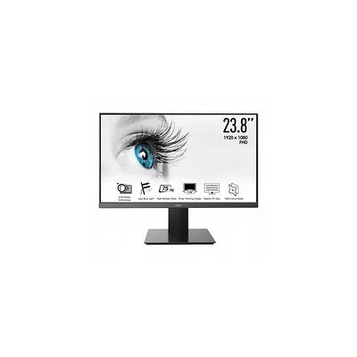 image MSI Pro MP241X Écran Bureautique 23,8" FHD - Dalle VA, 1920x1080, 75Hz, Confort Oculaire, Contraste 3000:1, HDMI 1.4b, D-sub/VGA - Noir