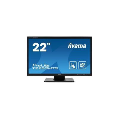 image iiyama Prolite T2253MTS-B1 Moniteur tactile Multi-Touch Optique 22" LED Full HD VGA/DVI/HDMI Multimédia 2ms Noir
