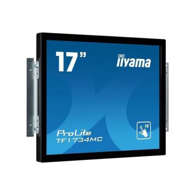 iiyama Prolite TF1734MC-B6X - Écran LED - 17" - Cadre Ouvert - écran Tactile - 1280 x 1024 - TN - 350 CD/m² - 1000:1-5 ms - HDMI, VGA, DisplayPort - Noir, Mat