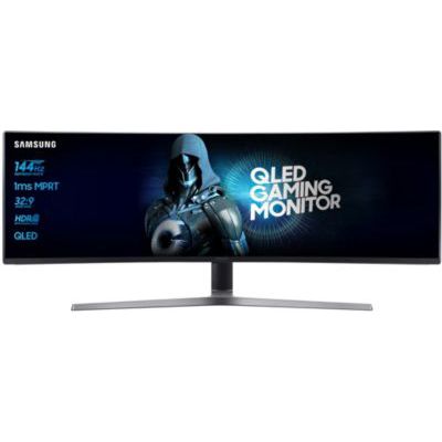 image Samsung LC49HG90DMU Ecran PC incurvé 49 pouces (3840 x 1080 pixels Double Full HD VA QLED, 1 ms, 350 cd/m²) - Noir