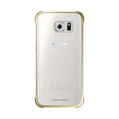 image Samsung Coque de Protection Slimline pour Samsung Galaxy S6 - Or Métallisé/Transparent