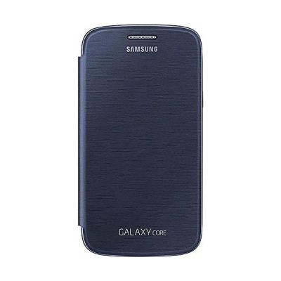 image Samsung EF-FI826BL Etui à rabat pour Samsung Galaxy Core i8260 Bleu Nuit