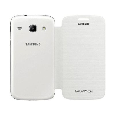 Samsung EF-FI826BW Etui à rabat pour Samsung Galaxy Core i8260 Blanc