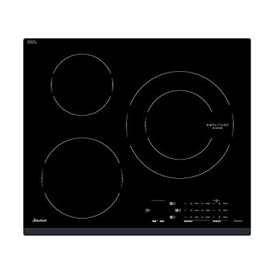 image SAUTER Table de cuisson induction SPI4360B - 3 foyers - Commandes tactiles