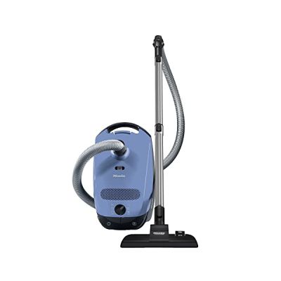 image Miele Classic C1 Junior Powerline aspirateur traîneau avec Sac et Forte Puissance d'aspiration, Une Brosse Universelle, très léger, Couleur Bleu Tech