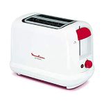 image produit Moulinex LT160111 Principio Toaster Blanc/Rouge 28,6 x 16 x 19 cm - livrable en France