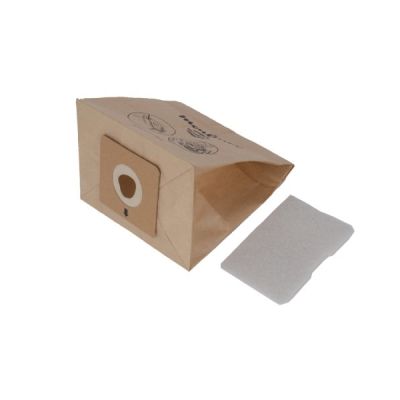 Moulinex MT000501- Pochette 6 Sacs Papier + 1 Microfiltre Accessimo / Compactéo