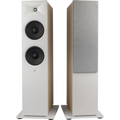 image Enceintes colonne JBL 280F Bois clair
