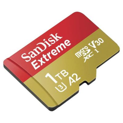 image Carte Mémoire MicroSDXC SanDisk Extreme 1 To + Adaptateur SD (160 Mo/s, Classe UHS 3 (U3), V30)