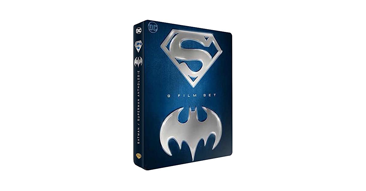 Comparer les prix : Batman/Superman 9 Films [Coffret métal