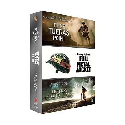 image Tu ne Tueras Point + Lettres d'Iwo Jima + Full Metal Jacket - Coffret DVD