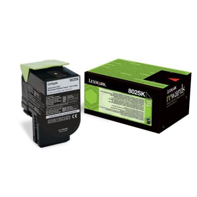 Lexmark 80C2SK0 Cartouche de toner compatible avec Imprimante Noir