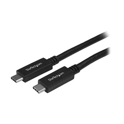 image StarTech.com Câble USB 3.1 USB-C vers USB-C de 1 m - 10Gbps - Cordon USB C vers C - Mâle / Mâle - Noir (USB31CC1M)