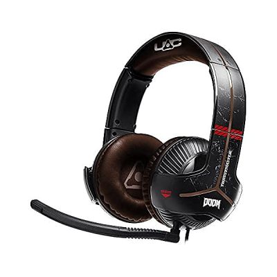 image Thrustmaster - Casque Gaming Y-350X 7.1 Powered DOOM Edition - Puissant et ultra-performant - PC/Xbox One
