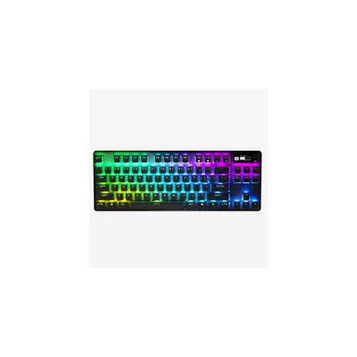 SteelSeries Apex Pro TKL Wireless - Clavier HyperMagnetic gaming - rapide - Format sans pavé numérique adapté à l’esport - Actionnement ajustable - Bluetooth - 2,4 GHz - USB-C - Français AZERTY