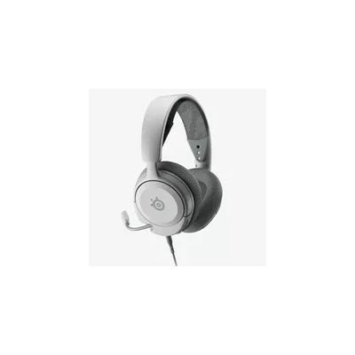 SteelSeries Arctis Nova 1 - Casque de jeu multi-système — Hi-Fi avec pilotes — Son Spatial à 360° — Coussinets d’Oreille à Mousse à Mémoire — Microphone antibruit — PC, PS5, PS4, Switch, Xbox - Blanc