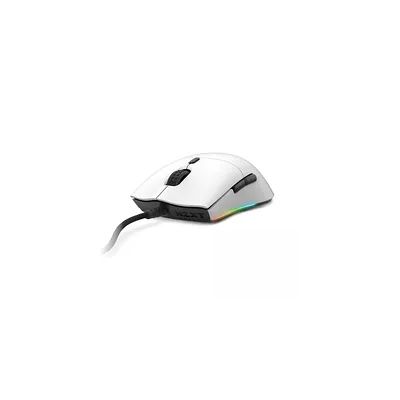 image NZXT Lift - MS-1WRAX-WM - Souris Gamer pour PC - Souris ambidextre légère - Capteur Optique PixArt 3389 Haut de Gamme - Résolution 16k - Éclairage RGB - Câble à Faible traînée - Blanche